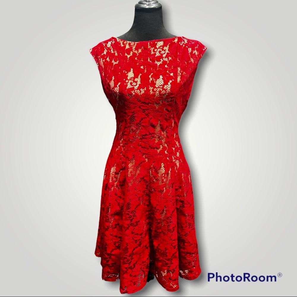 Red Lace Dress